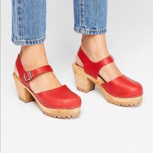 Free People Abby clog, worn twice great shape